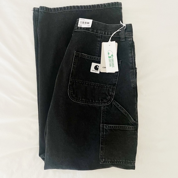 NWT Carhartt WIP Jen Pant Black - Picture 8 of 8